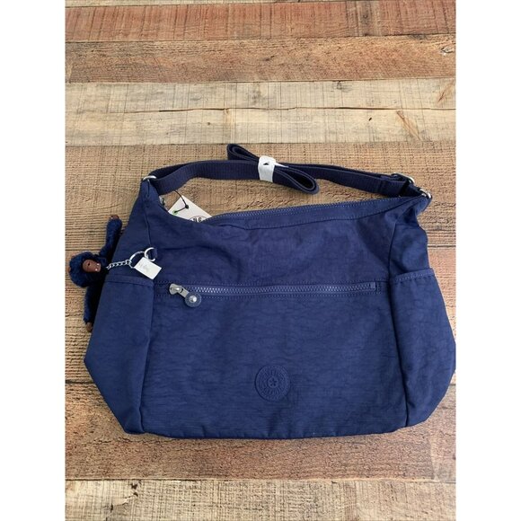 NWT Kipling HB6628 Alenya Crossbody Shoulder Bag Purse Polyamide Ink Blue Tonal - Picture 1 of 6